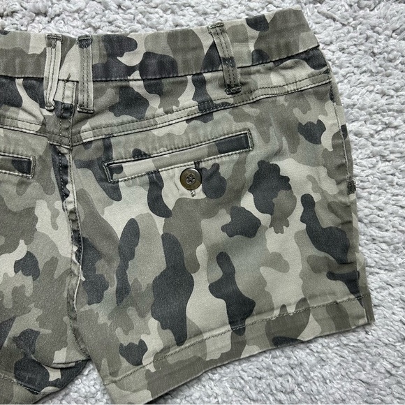 Bebop Shorts Womens 5 Micro Y2K Camouflage Low Rise Streetwear Camo Party Night - Picture 3 of 4